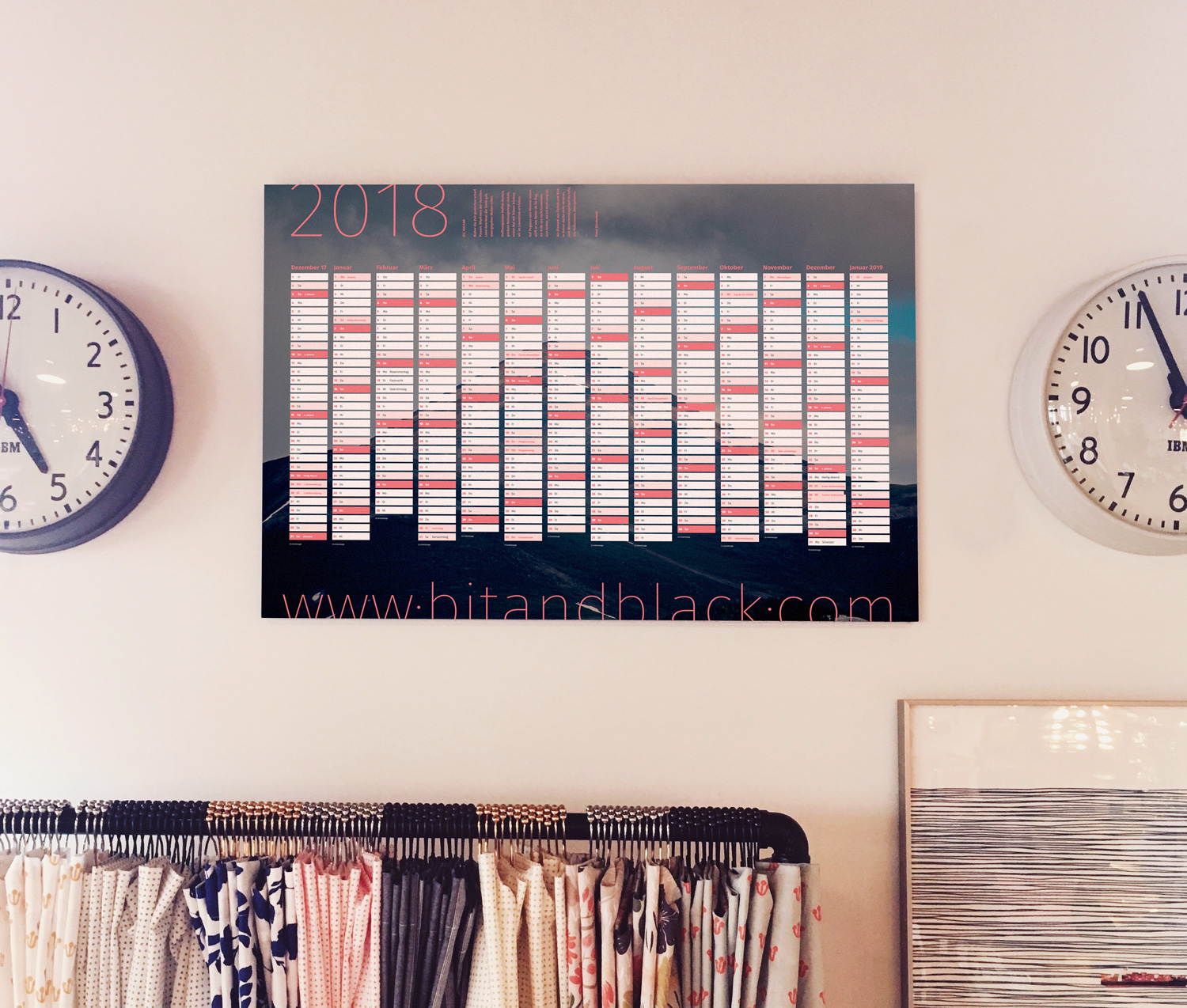 A wall planner from Calidario