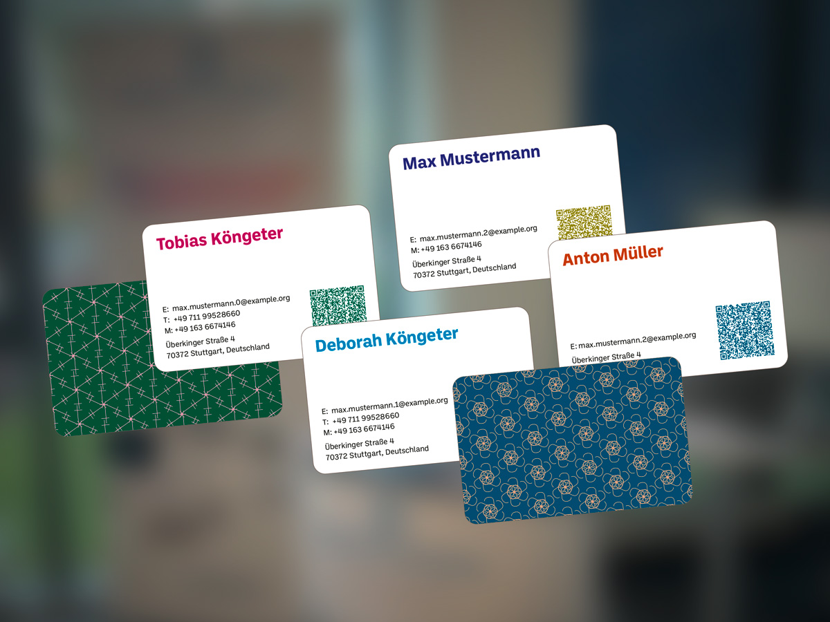 Individualized business cards